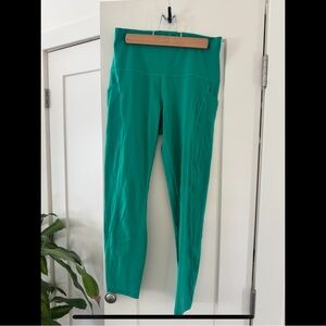 Lululemon Align teal 25” Leggings in Size 8